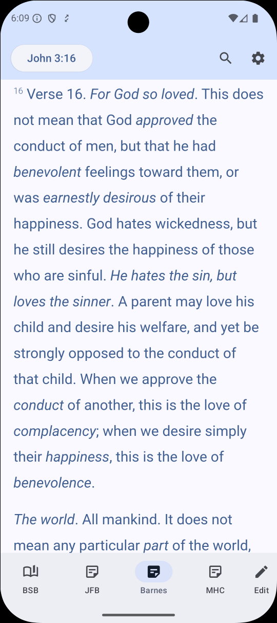 Commentaries to deepen your understanding